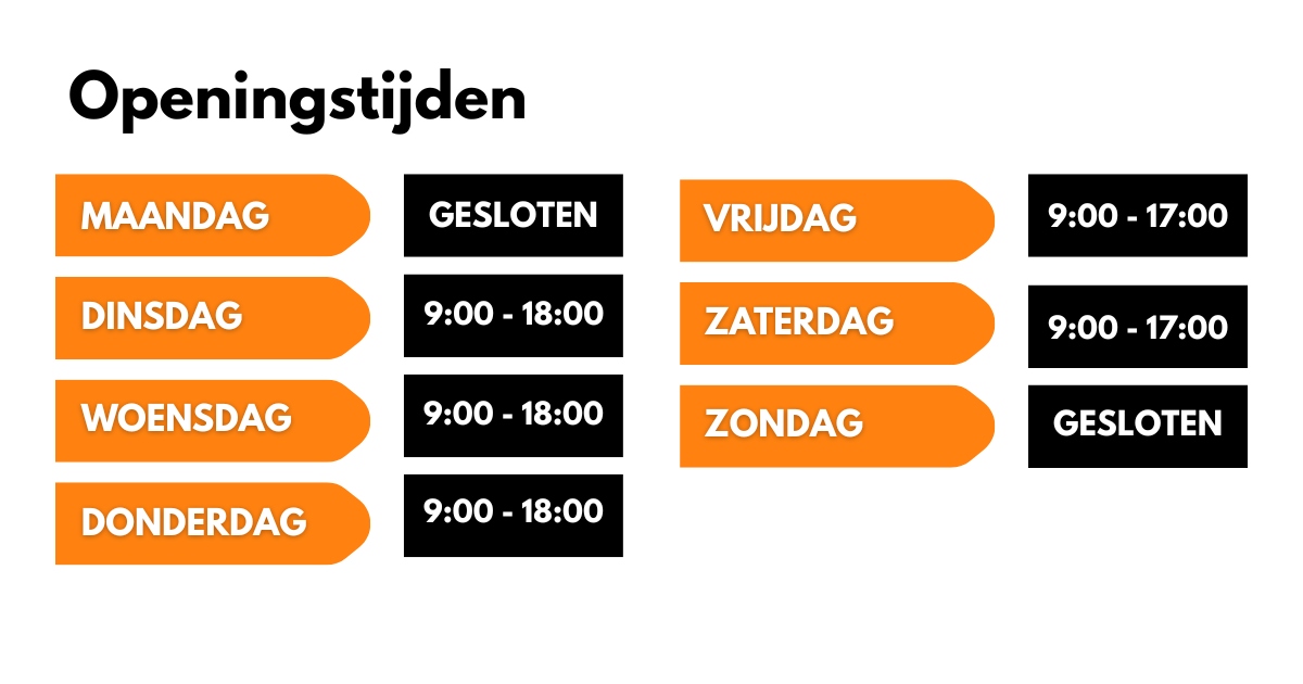 Openingstijden bike outlet breda